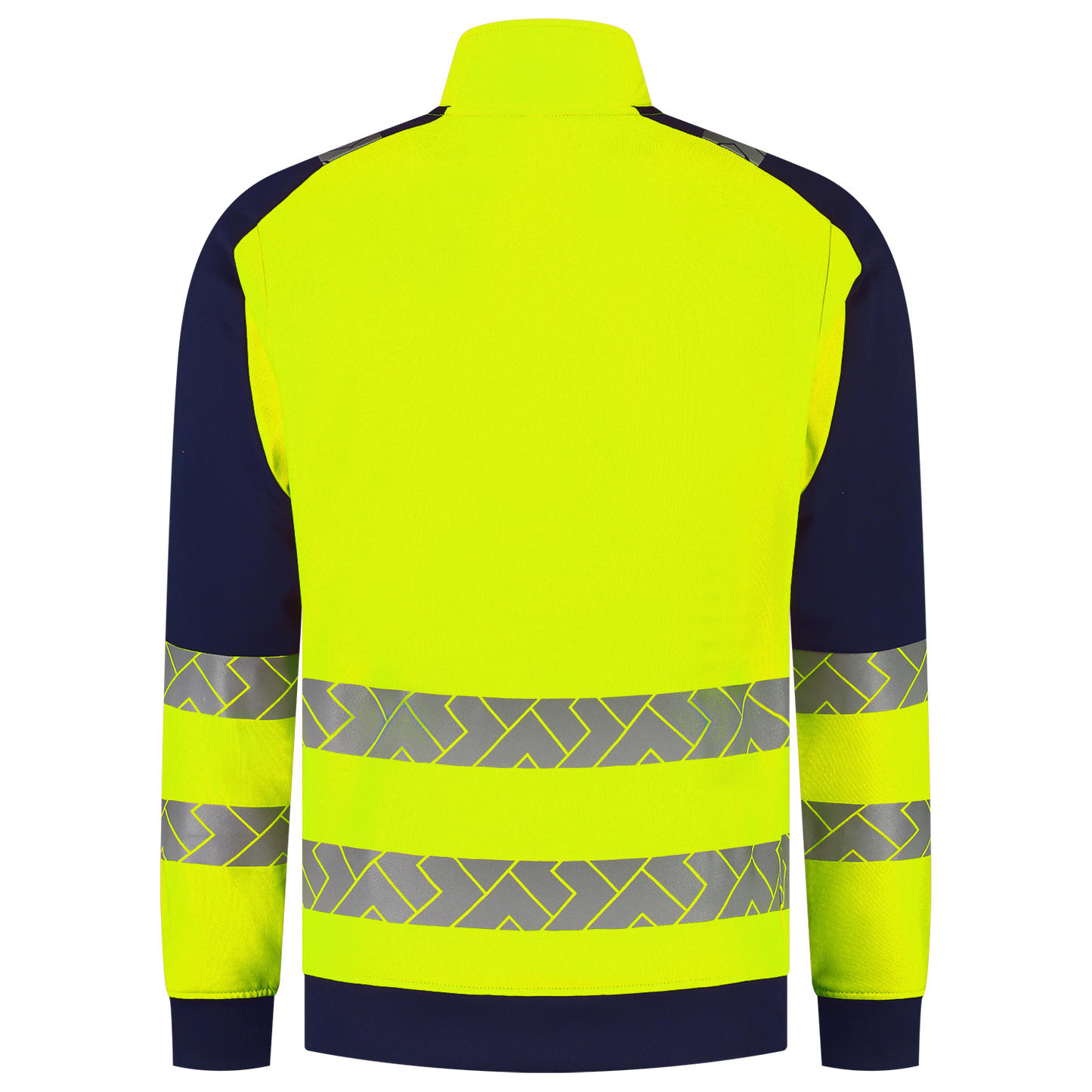 Tricorp Workwear High Vis Redefined Zip Sweaters HiVis 306106 fluo geel-inktblauw(fluoryellowink)