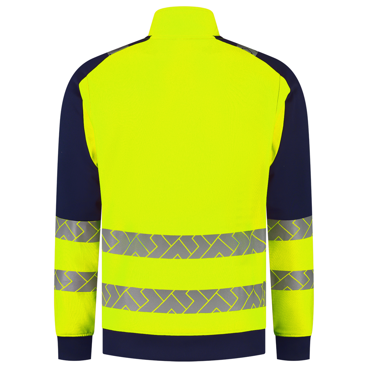Tricorp Workwear High Vis Redefined Zip Sweaters HiVis 306106 fluo geel-inktblauw(fluoryellowink)