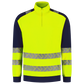 Tricorp Workwear High Vis Redefined Zip Sweaters HiVis 306106 fluo geel-inktblauw(fluoryellowink)