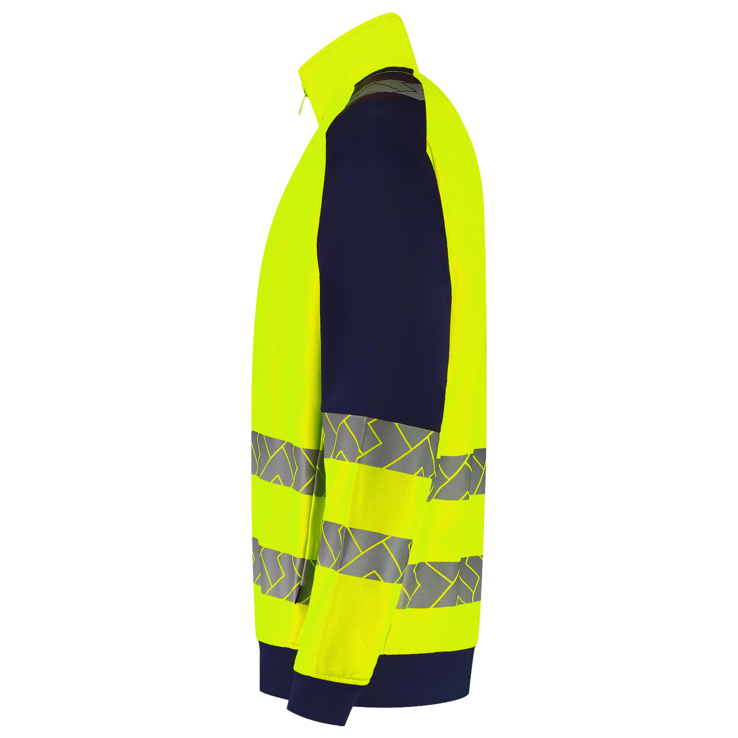 Tricorp Workwear High Vis Redefined Zip Sweaters HiVis 306106 fluo geel-inktblauw(fluoryellowink)