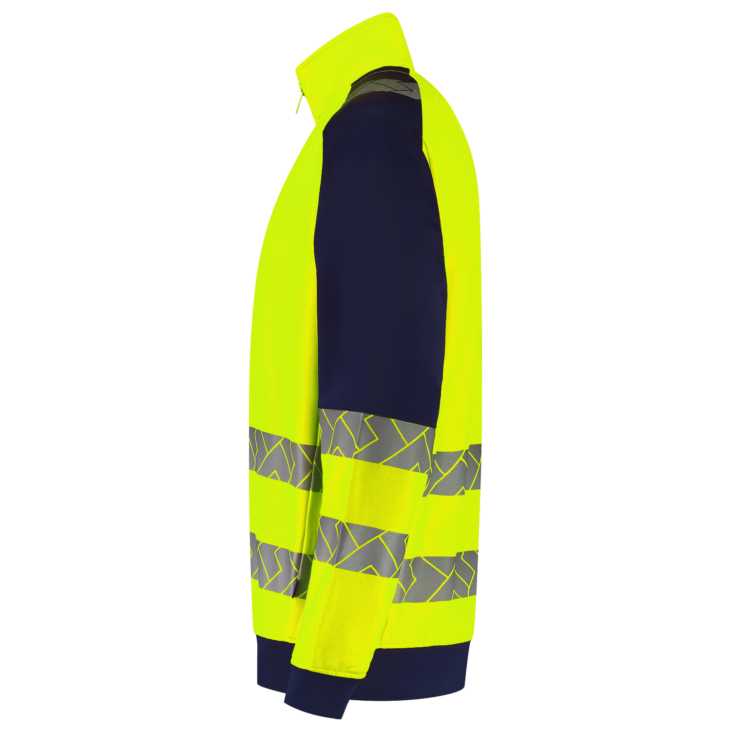 Tricorp Workwear High Vis Redefined Zip Sweaters HiVis 306106 fluo geel-inktblauw(fluoryellowink)