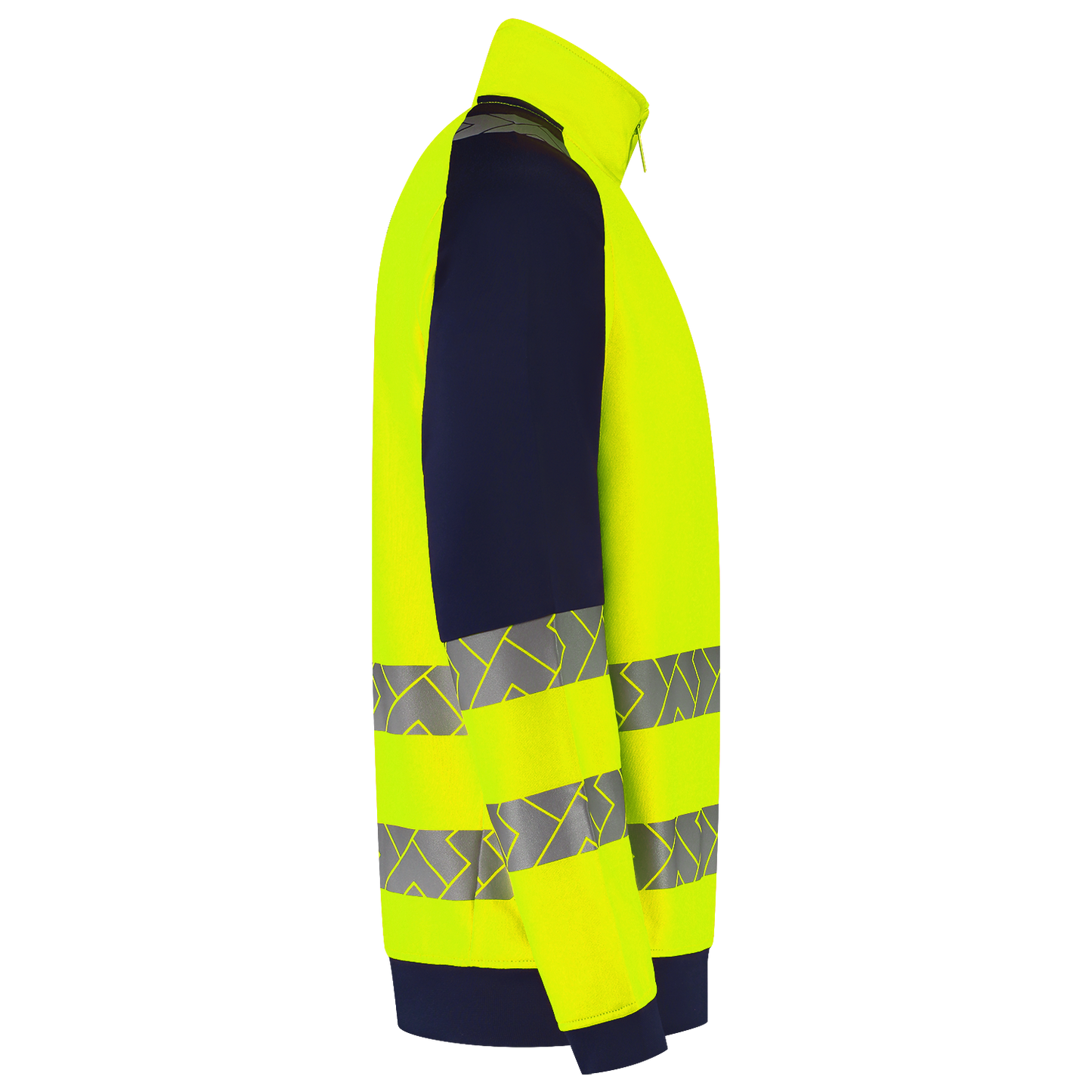 Tricorp Workwear High Vis Redefined Zip Sweaters HiVis 306106 fluo geel-inktblauw(fluoryellowink)
