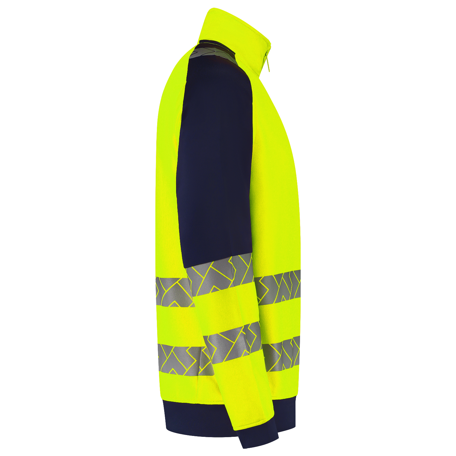 Tricorp Workwear High Vis Redefined Zip Sweaters HiVis 306106 fluo geel-inktblauw(fluoryellowink)