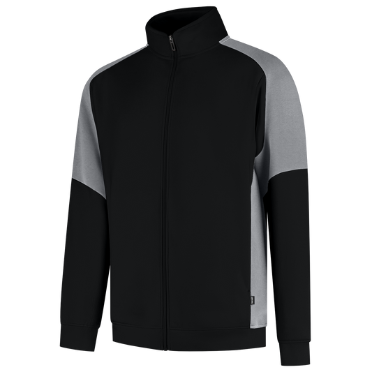Tricorp Workwear Bicolor Redefined Sweatvesten 306108 zwart-grijs(blackgrey)