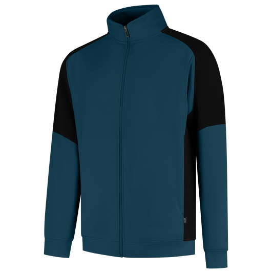 Tricorp Workwear Bicolor Redefined Sweatvesten 306108 teal-zwart(tealblack)