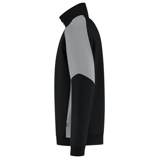 Tricorp Workwear Bicolor Redefined Zipsweaters 306111 zwart-grijs(blackgrey)