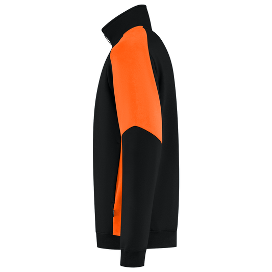 Tricorp Workwear Bicolor Redefined Zipsweaters 306111 zwart-oranje(blackorange)