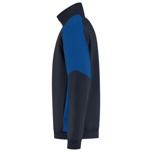 Tricorp Workwear Bicolor Redefined Zipsweaters 306111 inktblauw-koningsblauw(inkroyalblue)
