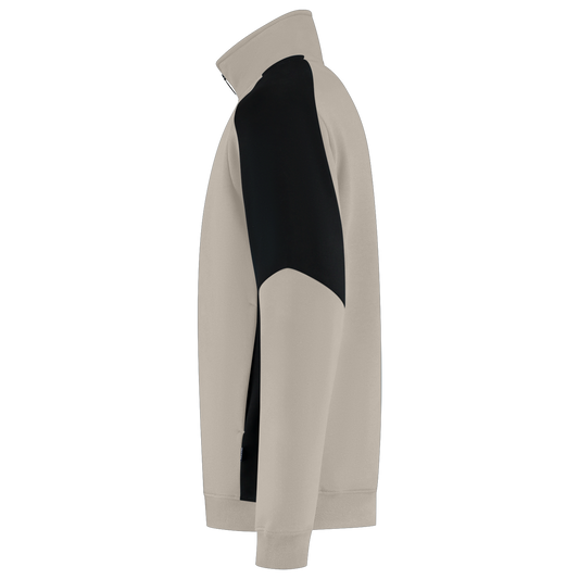 Tricorp Workwear Bicolor Redefined Zipsweaters 306111 zand-zwart(sandblack)