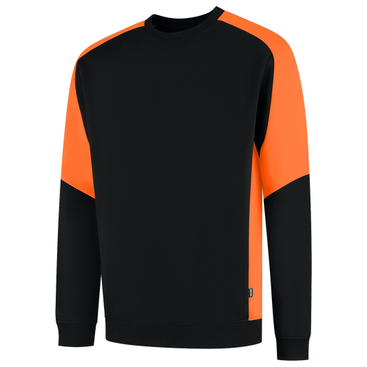 Tricorp Workwear Bicolor Redefined Sweaters 306112 zwart-oranje(blackorange)