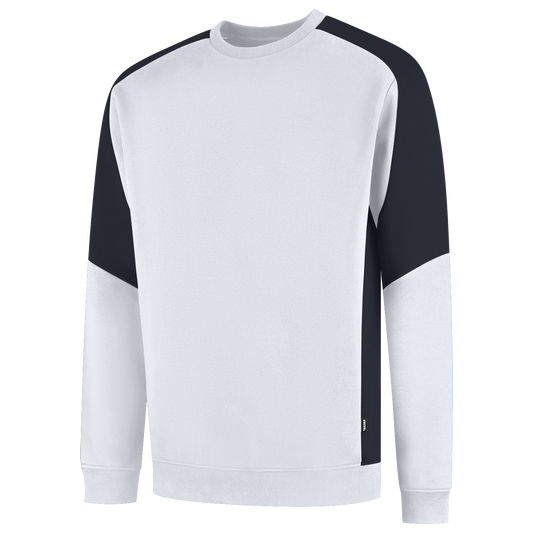 Tricorp Workwear Bicolor Redefined Sweaters 306112 zwart-antracietgrijs(whiteanthracite)
