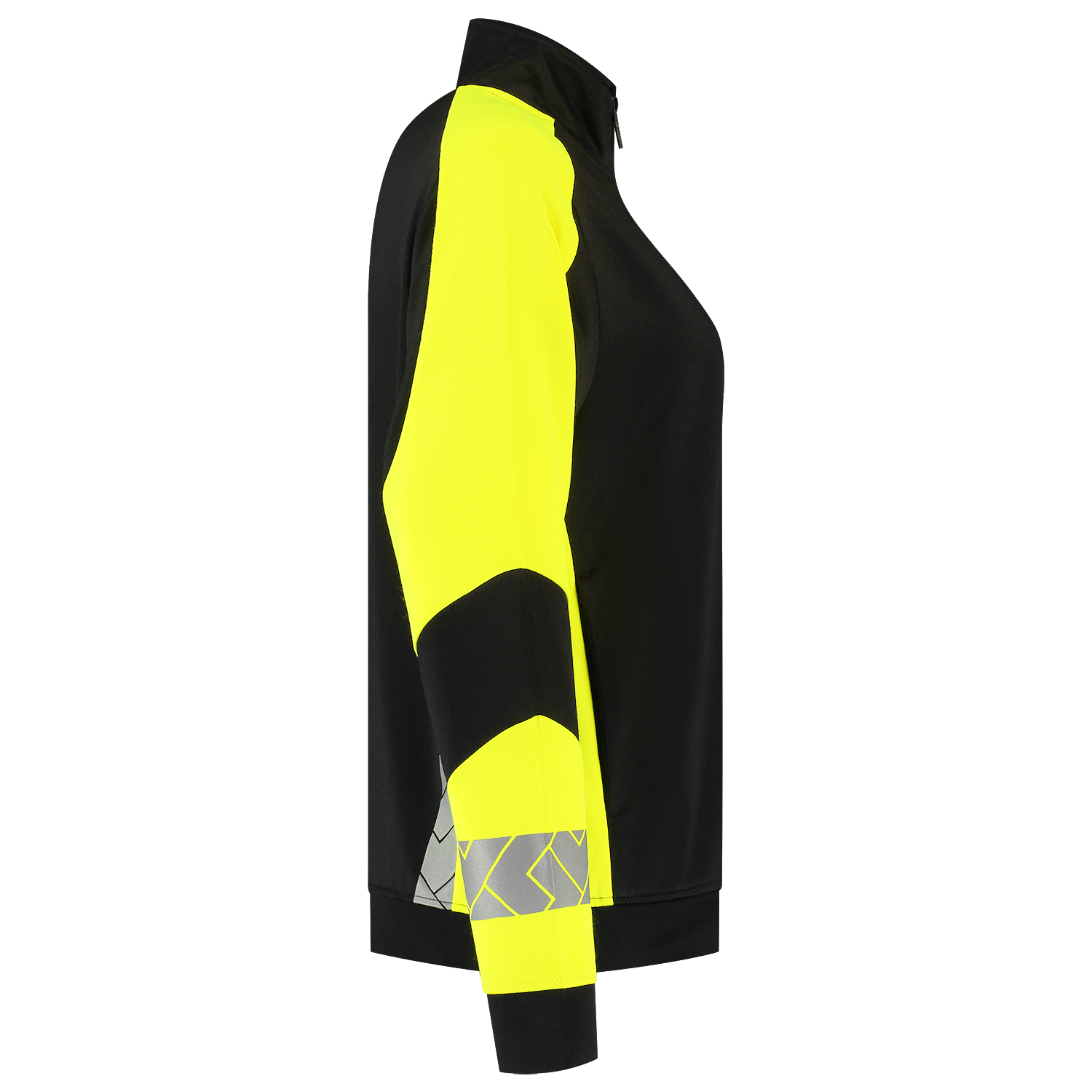 Tricorp Workwear Reflective Redefined Sweaters 306115 Dames zwart-fluo geel(blackfluoryellow)