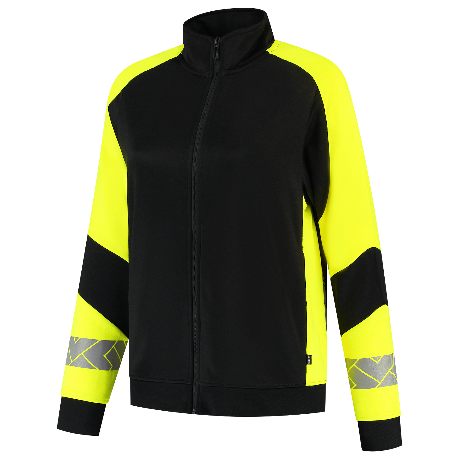 Tricorp Workwear Reflective Redefined Sweaters 306115 Dames zwart-fluo geel(blackfluoryellow)
