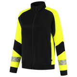 Tricorp Workwear Reflective Redefined Sweaters 306115 Dames zwart-fluo geel(blackfluoryellow)
