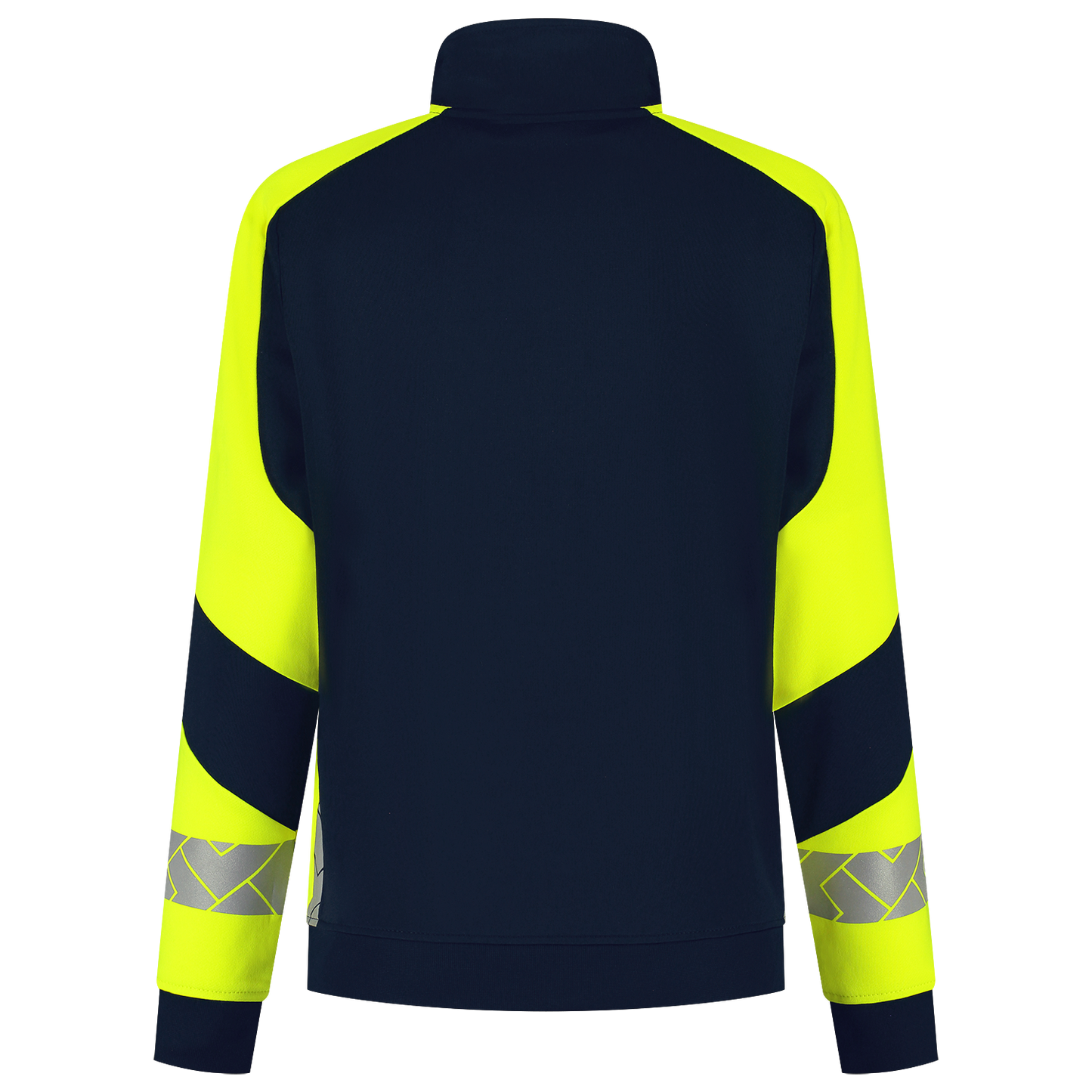 Tricorp Workwear Reflective Redefined Sweaters 306115 Dames inktblauw-fluo geel(inkfluoryellow)