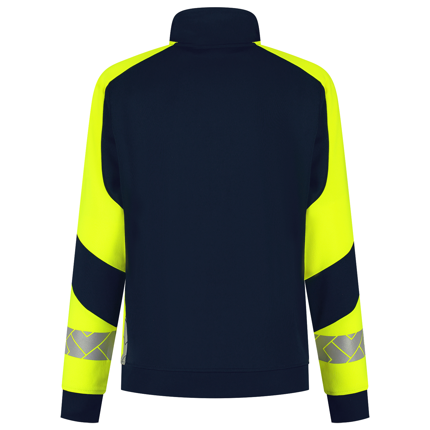Tricorp Workwear Reflective Redefined Sweaters 306115 Dames inktblauw-fluo geel(inkfluoryellow)