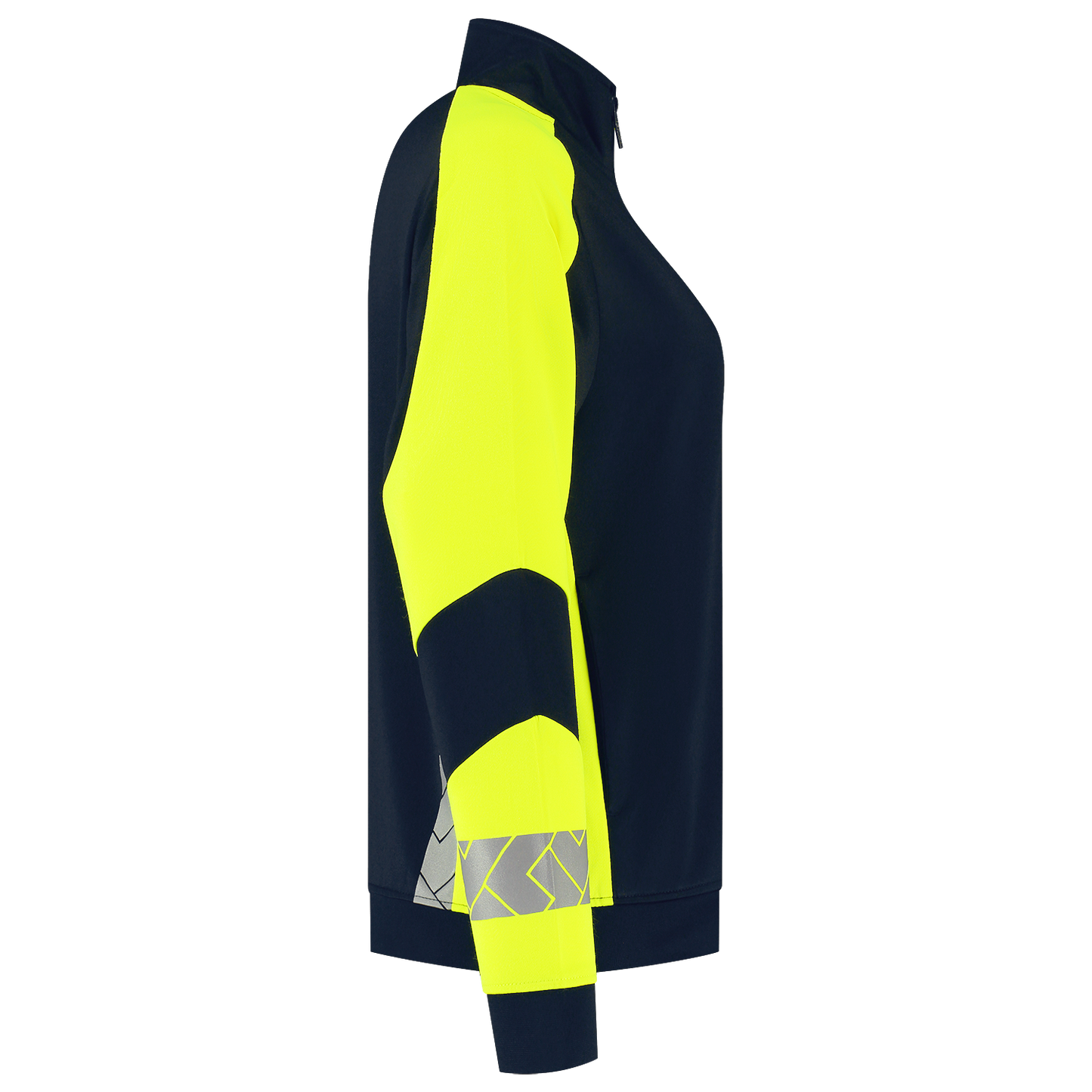Tricorp Workwear Reflective Redefined Sweaters 306115 Dames inktblauw-fluo geel(inkfluoryellow)