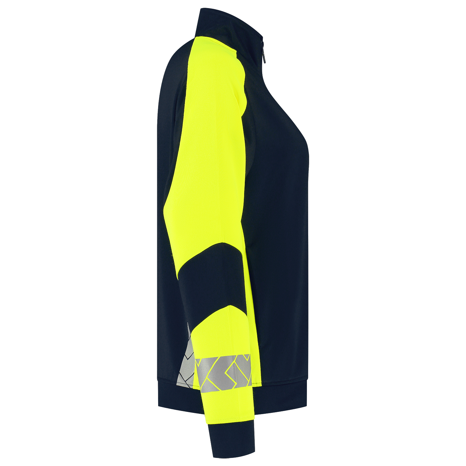 Tricorp Workwear Reflective Redefined Sweaters 306115 Dames inktblauw-fluo geel(inkfluoryellow)
