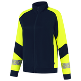 Tricorp Workwear Reflective Redefined Sweaters 306115 Dames inktblauw-fluo geel(inkfluoryellow)