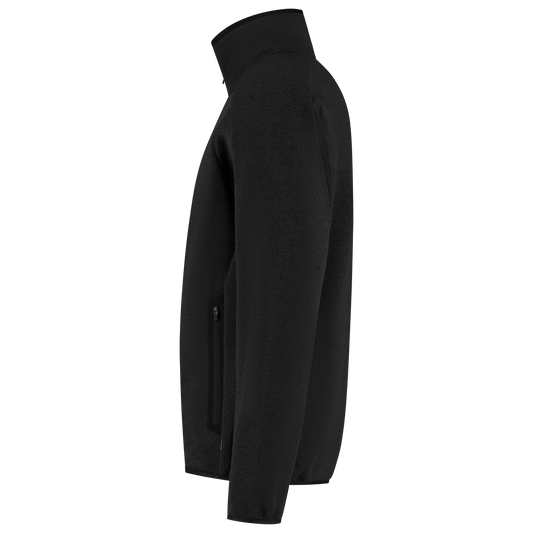 Tricorp Workwear Unicolor Redefined Fleecejack 306117 Knitted 1/4 Zip zwart(black)