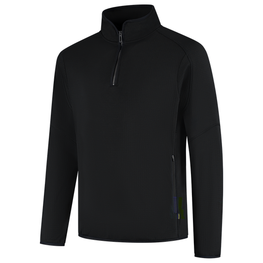 Tricorp Workwear Unicolor Redefined Fleecejack 306118 Technical 1/4 Zip zwart(black)