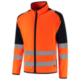 Tricorp Workwear High Vis Redefined Fleecejack 306120 HiVis fluo oranje-inktblauw(fluororangeink)