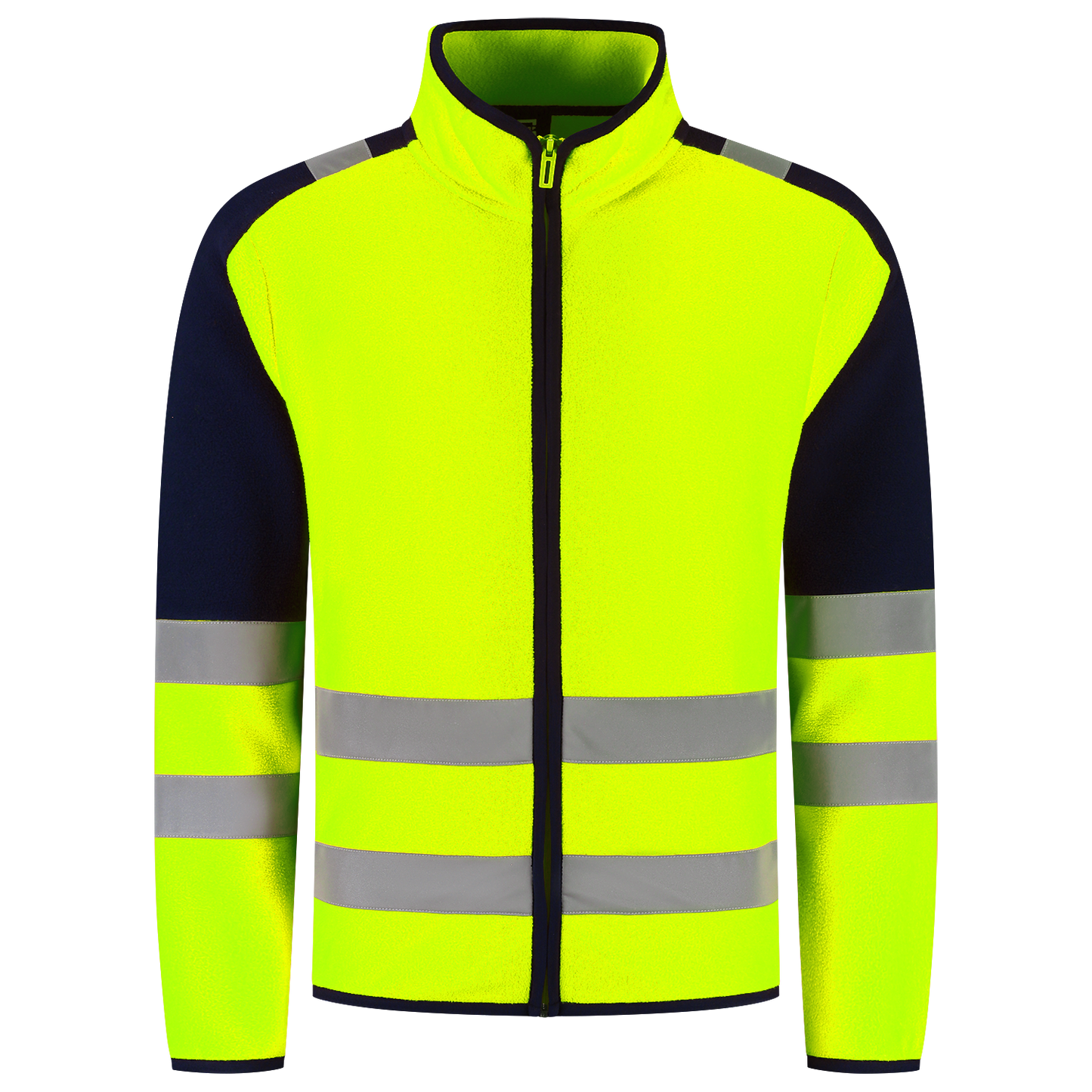 Tricorp Workwear High Vis Redefined Fleecejack 306120 HiVis fluo geel-inktblauw(fluoryellowink)