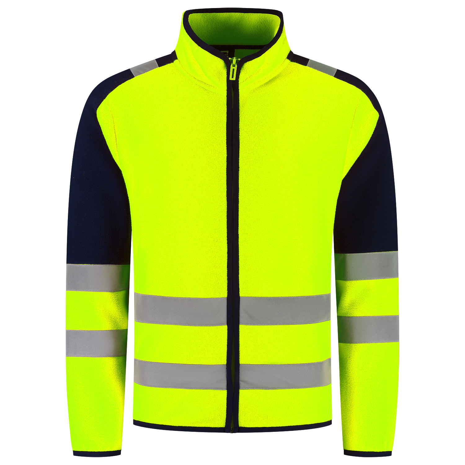 Tricorp Workwear High Vis Redefined Fleecejack 306120 HiVis fluo geel-inktblauw(fluoryellowink)