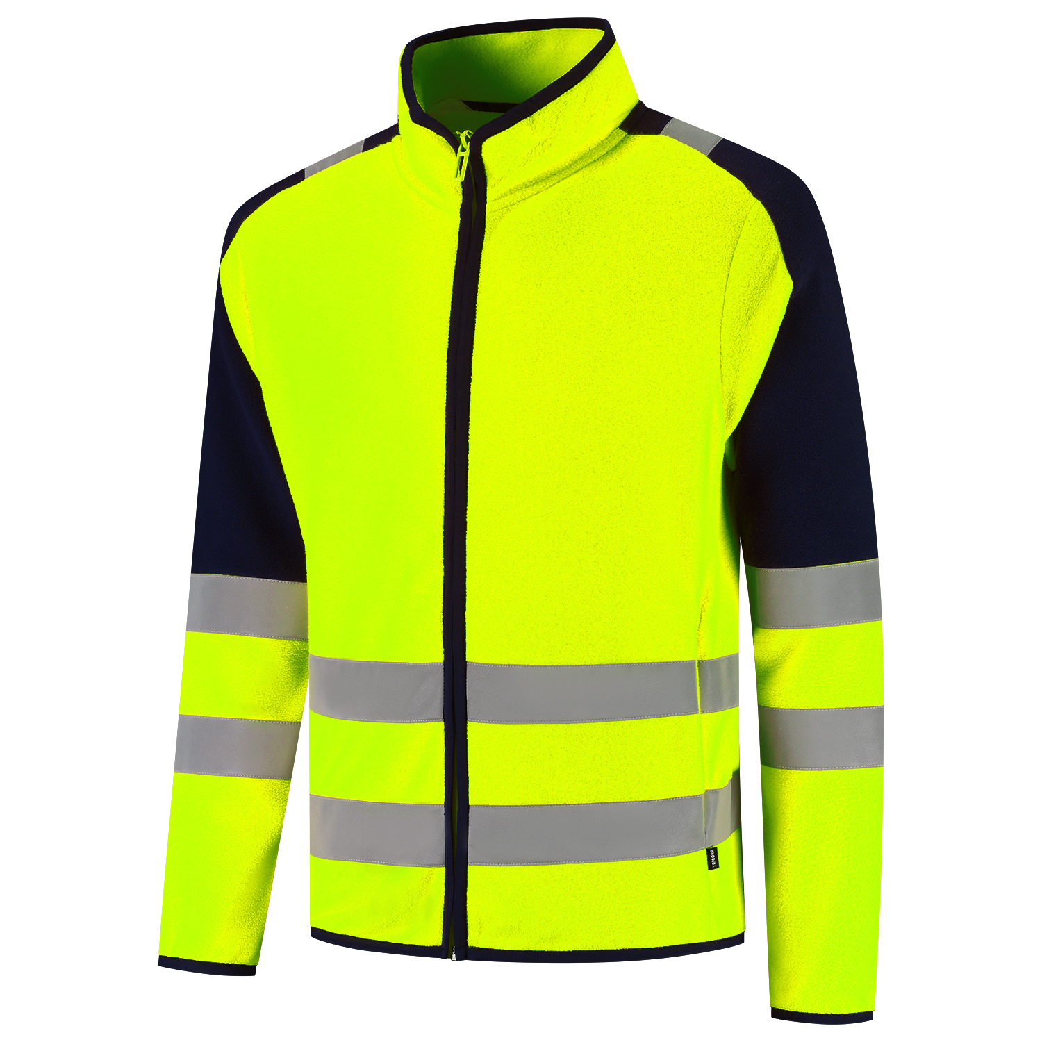 Tricorp Workwear High Vis Redefined Fleecejack 306120 HiVis fluo geel-inktblauw(fluoryellowink)