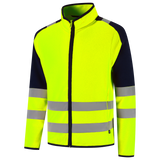 Tricorp Workwear High Vis Redefined Fleecejack 306120 HiVis fluo geel-inktblauw(fluoryellowink)