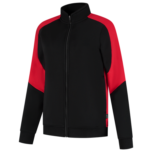 Tricorp Workwear Bicolor Redefined Sweatvest 306122 Dames zwart-fel rood(blackbrightred)