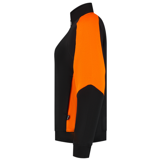 Tricorp Workwear Bicolor Redefined Sweatvest 306122 Dames zwart-oranje(blackorange)