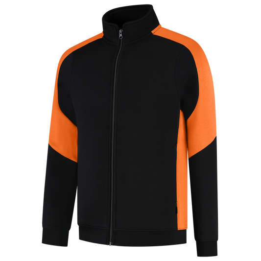 Tricorp Workwear Bicolor Redefined Sweatvest 306122 Dames zwart-oranje(blackorange)