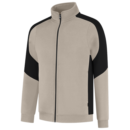Tricorp Workwear Bicolor Redefined Sweatvest 306122 Dames zand-zwart(sandblack)