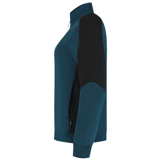 Tricorp Workwear Bicolor Redefined Sweatvest 306122 Dames teal-zwart(tealblack)