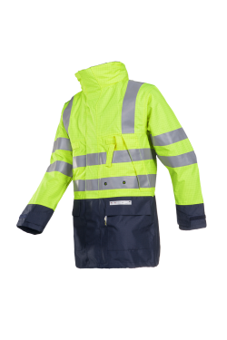 Sioen Jassen Winseler Multinorm Inrits-systeem fluo geel-marineblauw