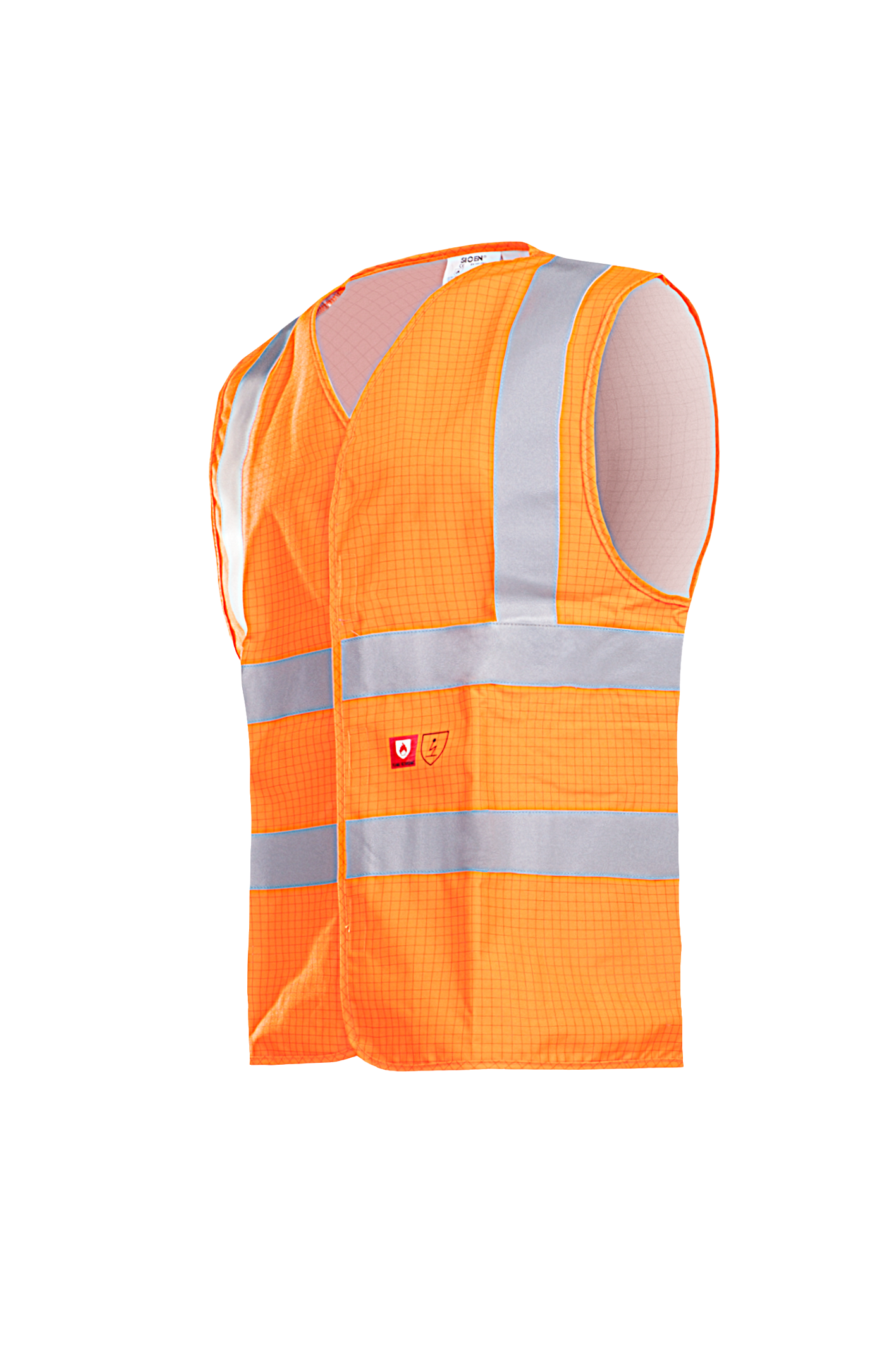 Sioen Vesten Hellisan Multinorm fluo-oranje