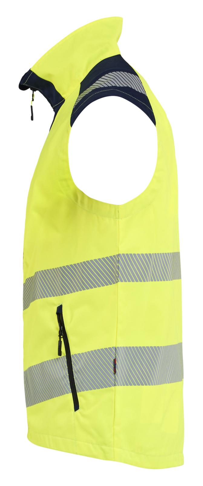 Blaklader High Vis Bodywarmer 30851905 HiVis fluo geel-marineblauw(3389)