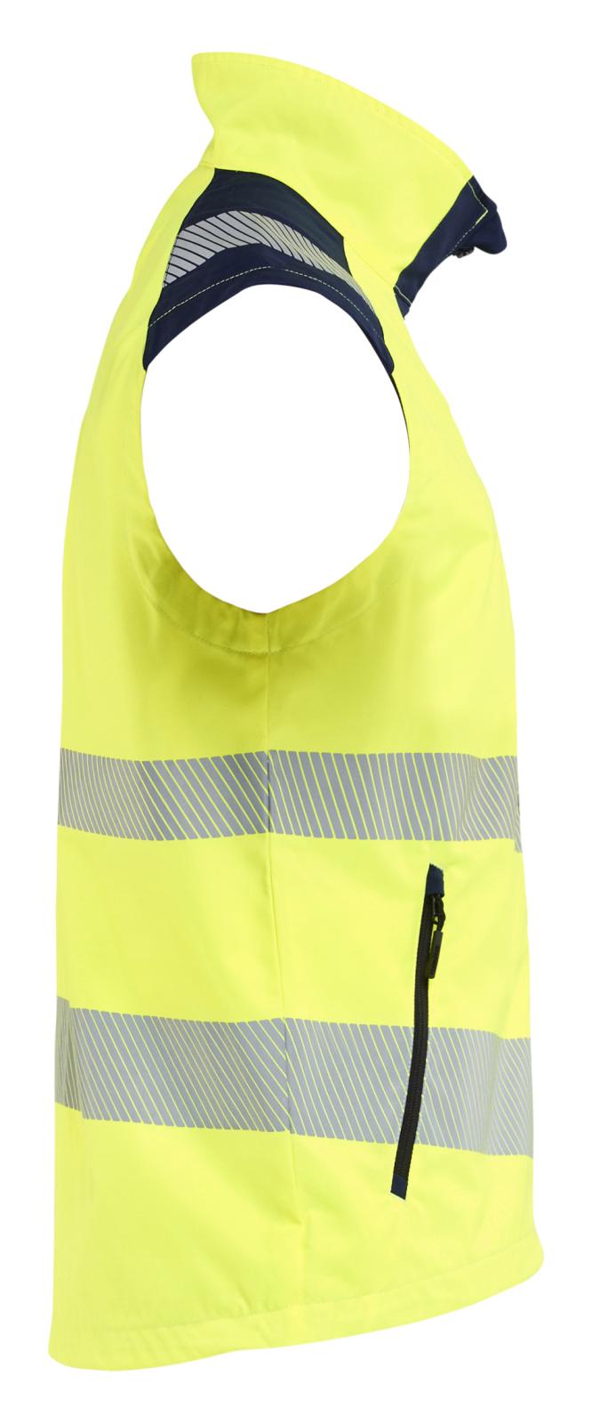 Blaklader High Vis Bodywarmer 30851905 HiVis fluo geel-marineblauw(3389)