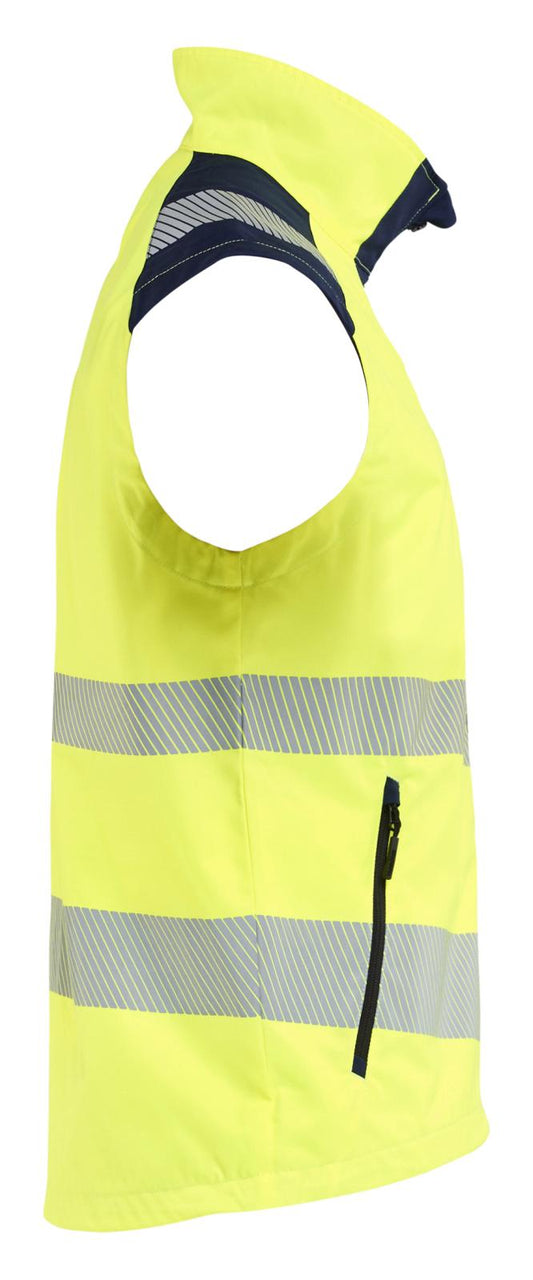 Blaklader High Vis Bodywarmer 30851905 HiVis fluo geel-marineblauw(3389)