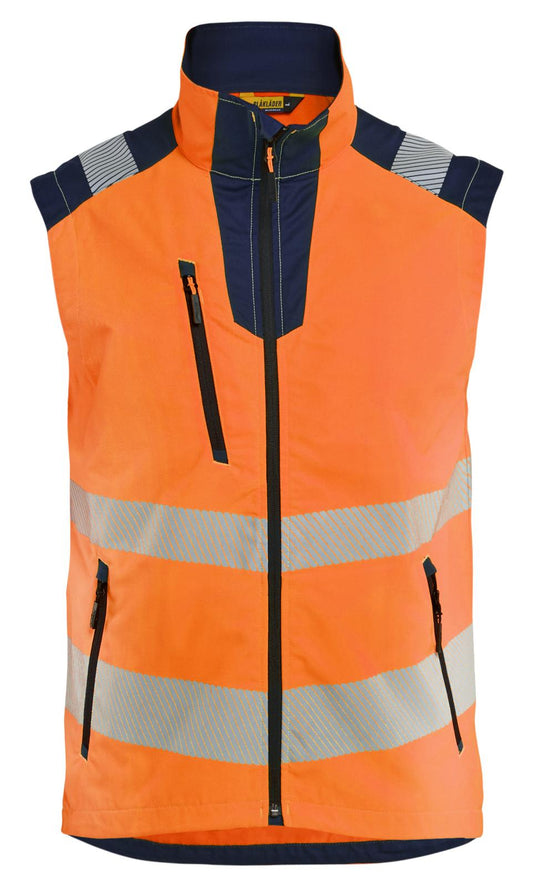 Blaklader High Vis Bodywarmer 30851905 HiVis fluo oranje-marineblauw(5389)