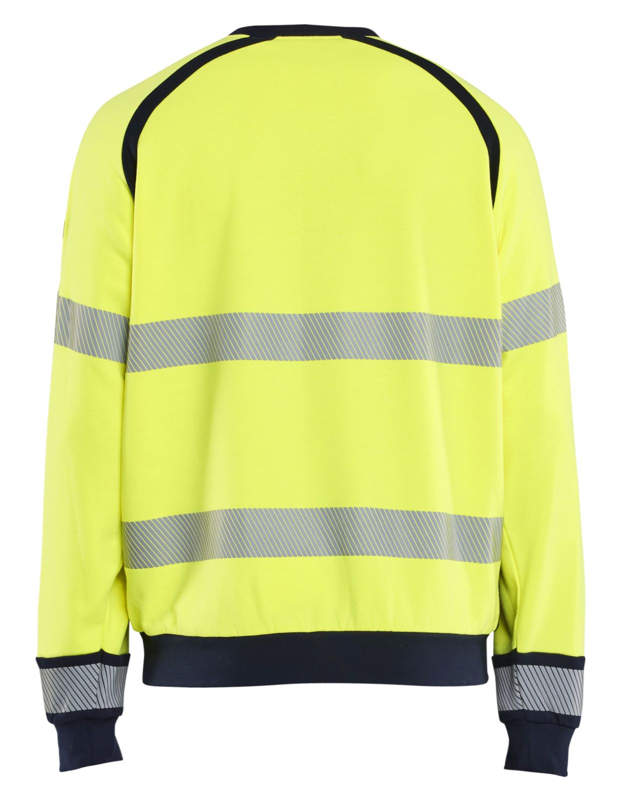 Blaklader Vlamvertragend Multinorm Sweatshirt 30881762 HiVis fluo geel-marineblauw(3389)