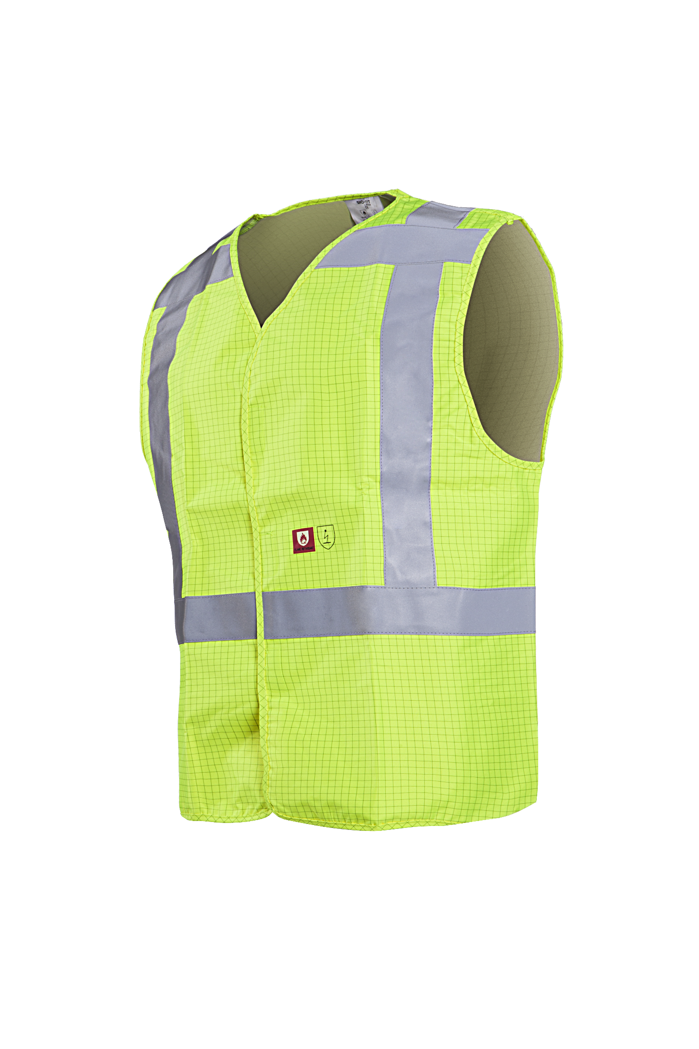 Sioen Vesten Raufar  fluo-geel