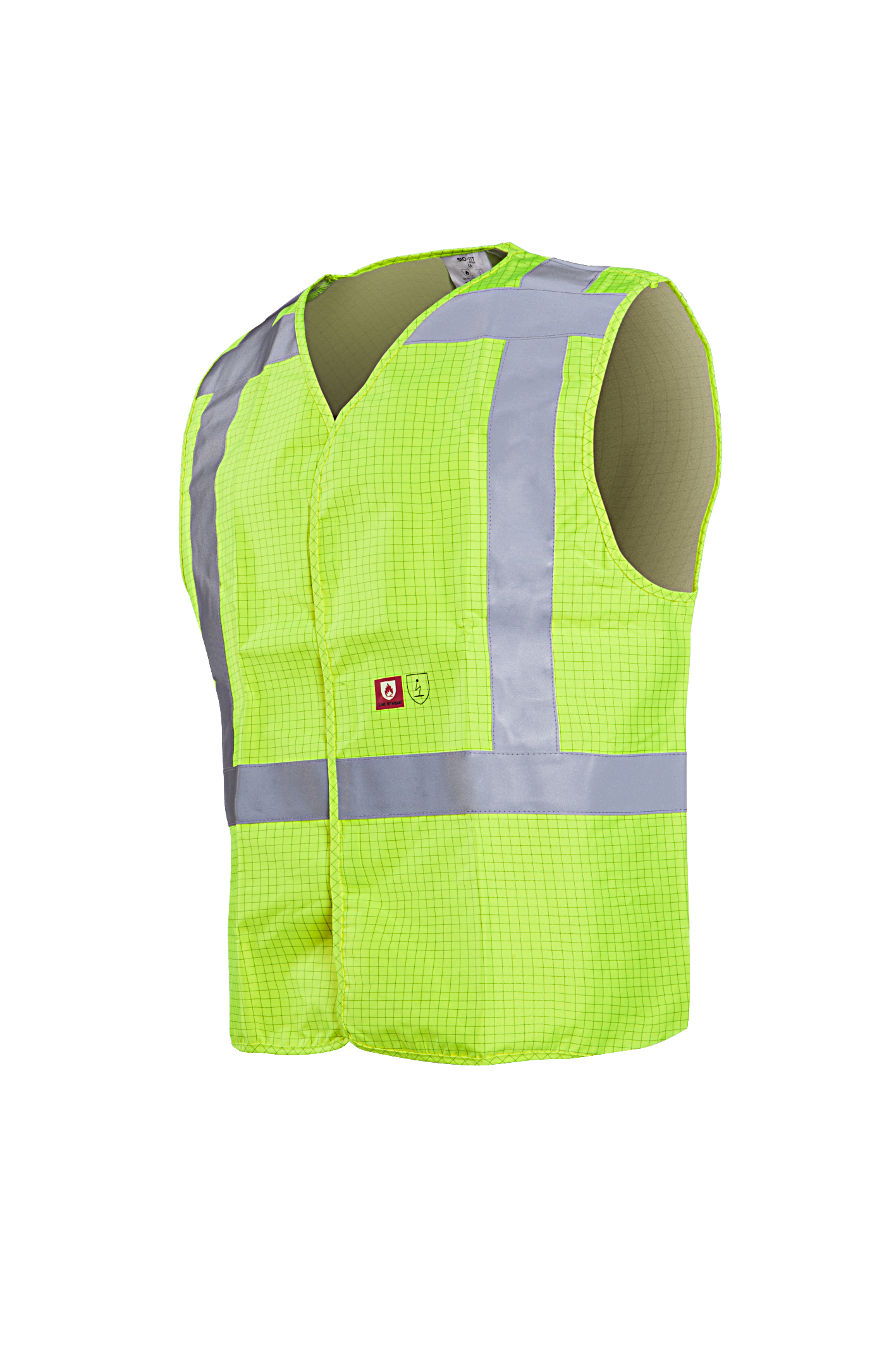 Sioen Vesten Raufar  fluo-geel