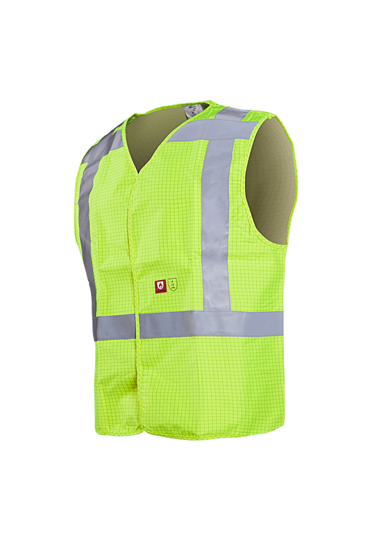 Sioen Vesten Raufar  fluo-geel