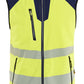 Blaklader High vis Bodywarmer 30912513 Softshell HiVis fluo geel-marineblauw(3389)