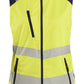 Blaklader Dames High Vis Bodywarmer 30921905 HiVis fluo geel-marineblauw(3389)