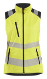 Blaklader Dames High Vis Bodywarmer 30921905 HiVis fluo geel-zwart(3399)