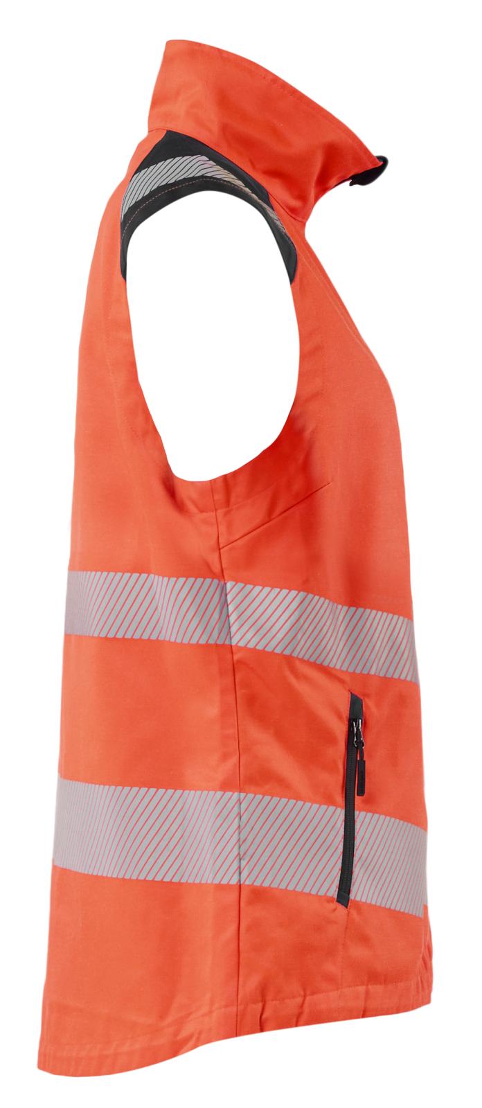 Blaklader Dames High Vis Bodywarmer 30921905 HiVis fluo rood-zwart(5599)