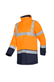 Sioen Jassen Lightflash  fluo oranje-marineblauw